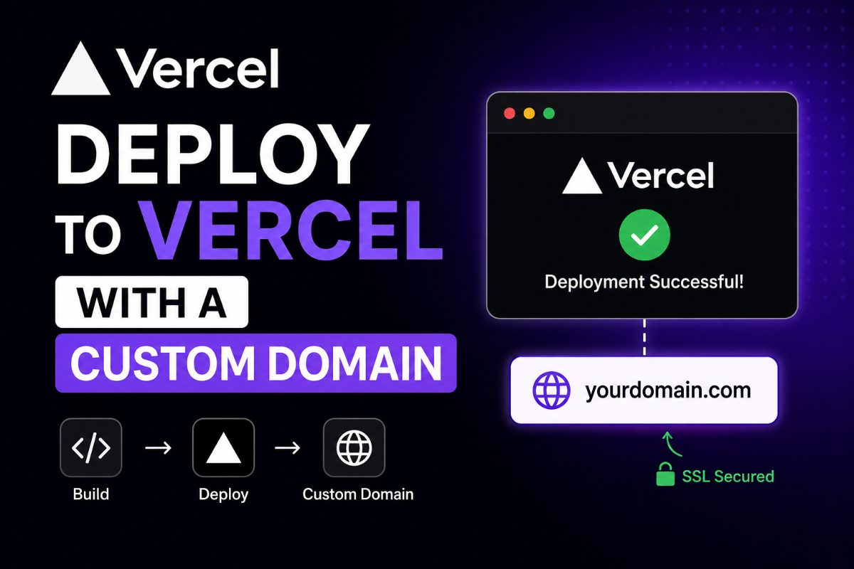 How to Deploy Your Website on Vercel with a Custom Domain